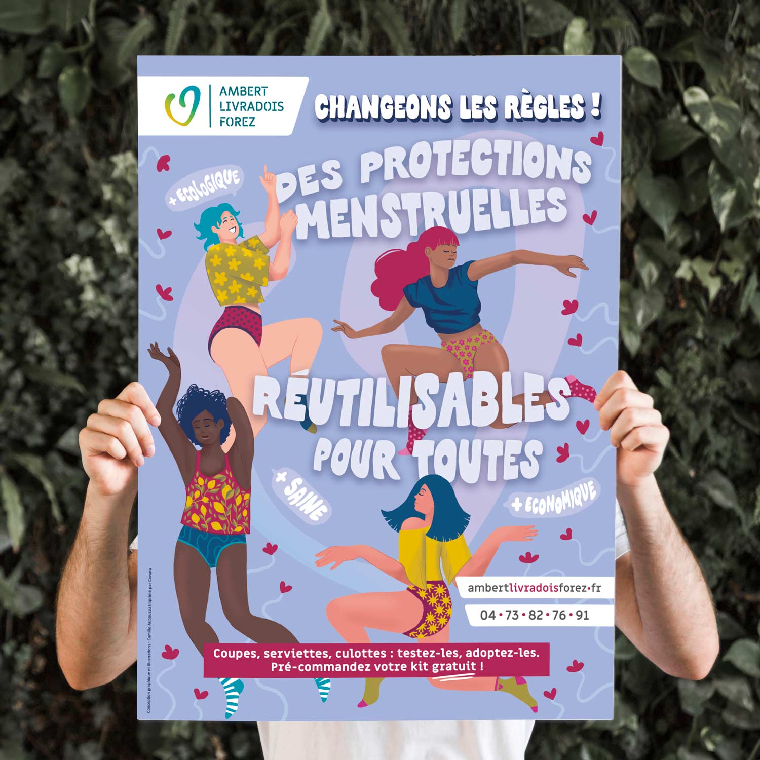 Ambert Livradois Forez campagne de communication Camille Bou