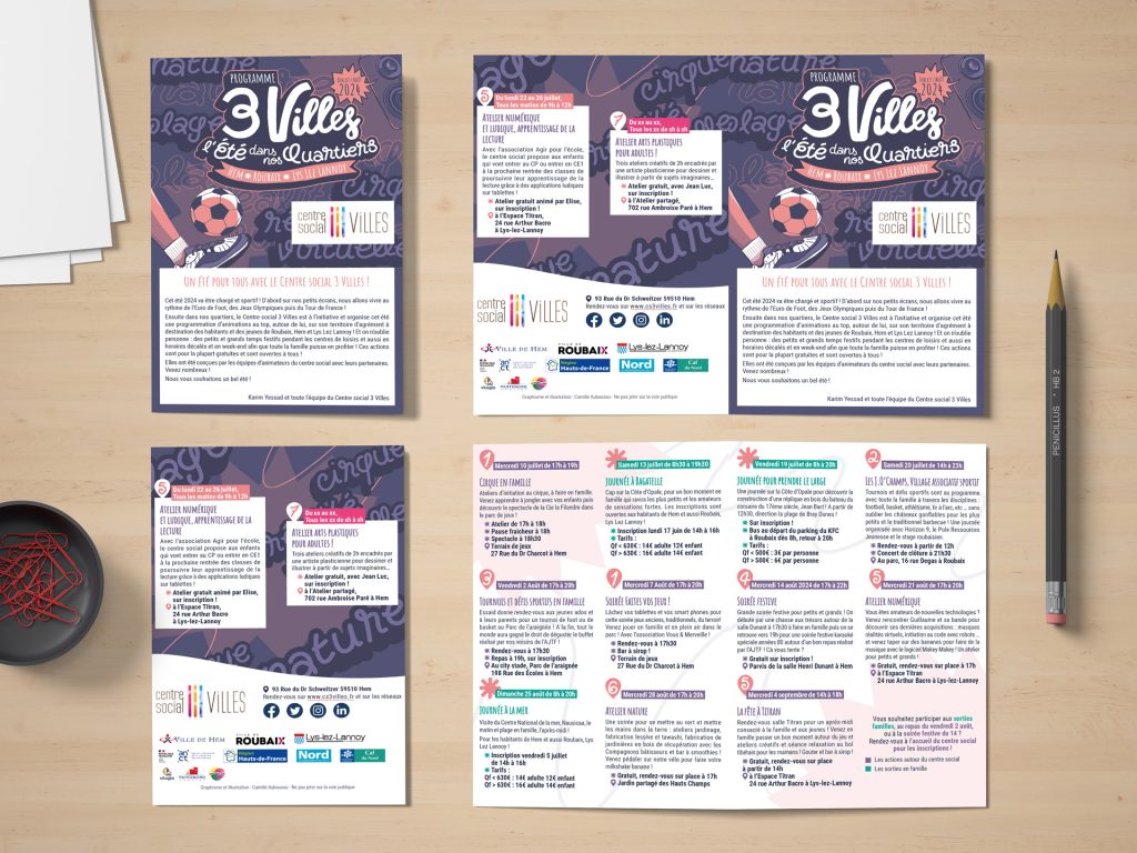 Communication_ete_3villes_depliant-3volet conseil-communication-editorial-graphiste-puy-en-velay