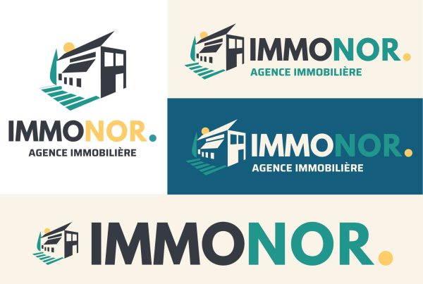 Camille Bou creation de logo pour une agence immobiliere