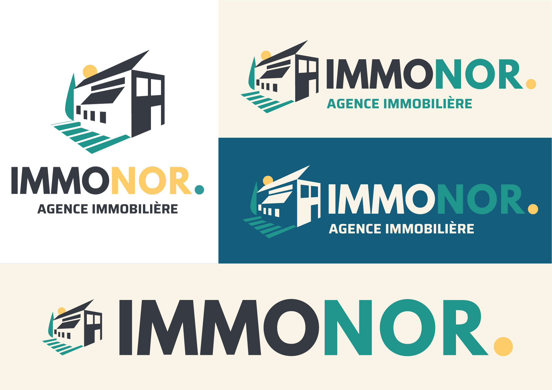 Camille Bou creation de logo pour une agence immobiliere