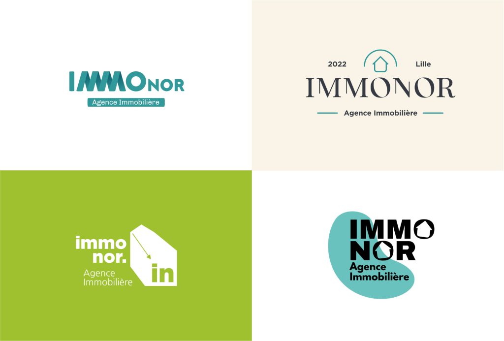 camille_auboussu_graphiste_freelance_iMMONOR_LOGO3 Camille bou creation de logo pour une agence immobilière
