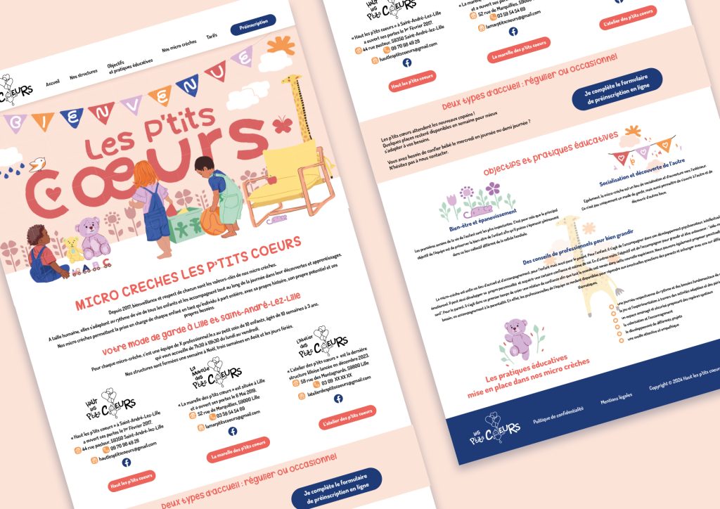 maquettes-graphiques-illustration-webdesign camille bou design graphique site web au puy en velay