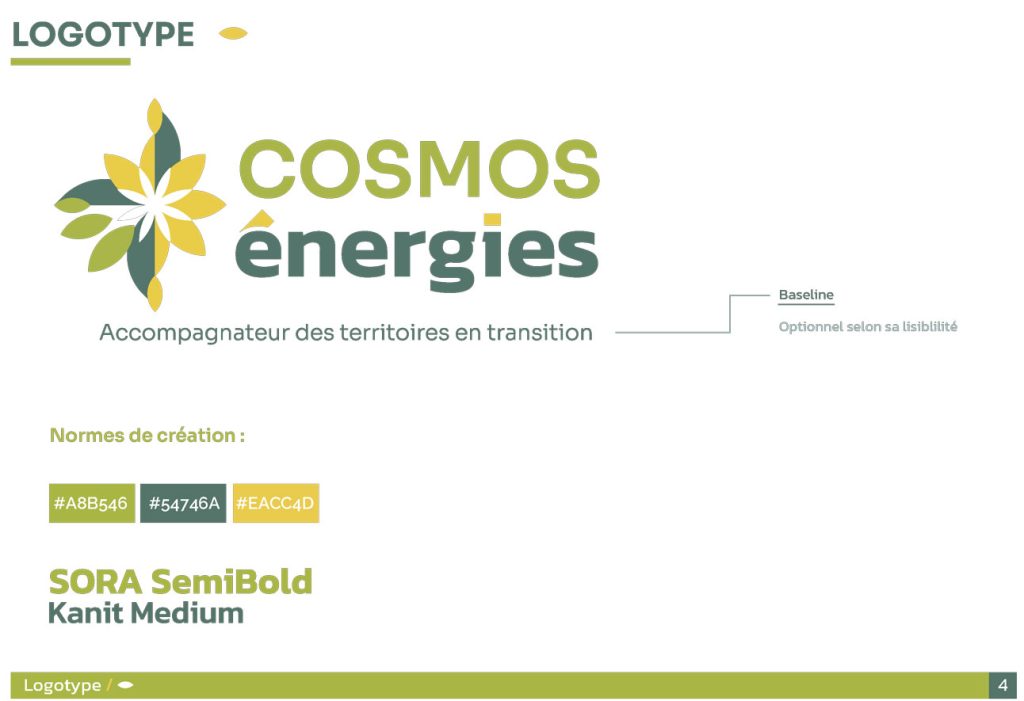 Charte-graphique-Camile-auboussu identite visuelle recherche design graphique cosmos energies